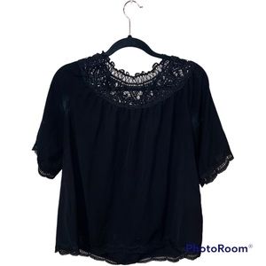 Black Blouse Top
